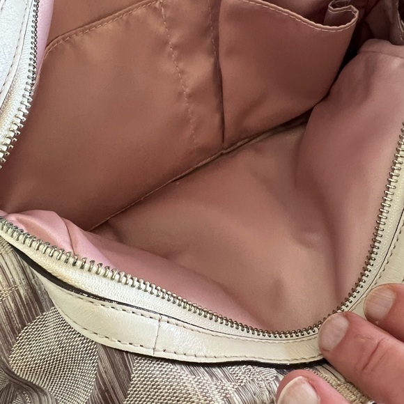 Coach Madison Op Art Ikat Maggie Shoulder Bag - Picture 15 of 16